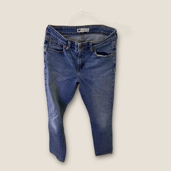 Levi’s Mid Rise Skinny Denim Jeans Indigo 8M - Picture 1 of 7
